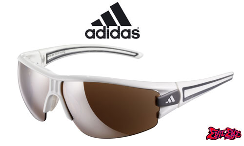 Adidas Sonnenbrille Sportbrille EVIL EYE Halfrim weiß