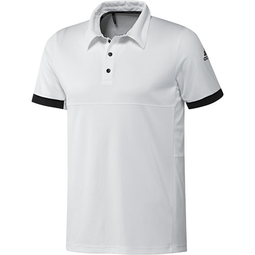 Adidas Herren Tennis Poloshirt T-16 Climacool weiss/schwarz