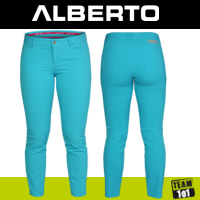 Alberto Damen Golfhose Mona 3XDRY Cooler blau
