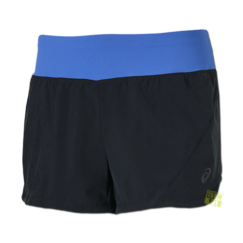 Asics Damen Shorts Woven 2 in 1 Short schwarz/blau