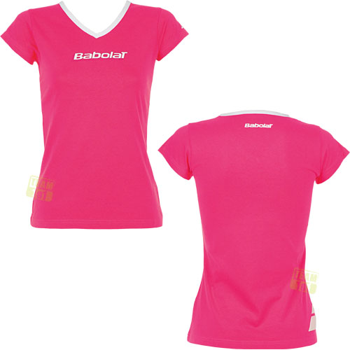 Babolat Damen Tennisshirt T-SHIRT TRAINING BASIC rosa