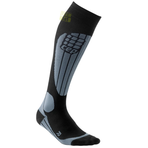CEP Kompressionssocken skiing compression socks comfort black grey men & women