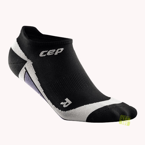 CEP Damen Sportsocken Footies Dynamic+ No Show Socks schwarz/grau
