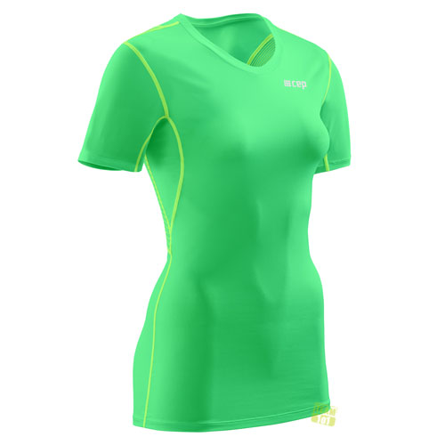 CEP Damen Sportshirt Laufshirt Trainingsshirt Wingtech Shirt grün