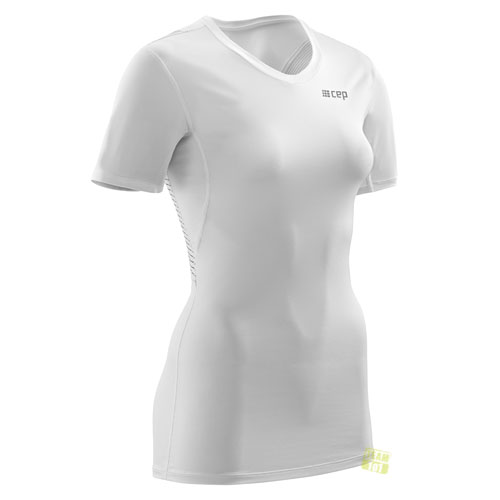 CEP Damen Sportshirt Laufshirt Trainingsshirt Wingtech Shirt weiß