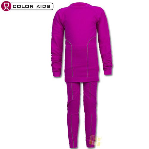 Color Kids Mädchen Ski Unterwäsche WALDI Funktionsunterwäsche lila