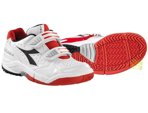 Diadora Kinder Tennisschuhe Speed Comfort SL IV Jr. V weiß/rot