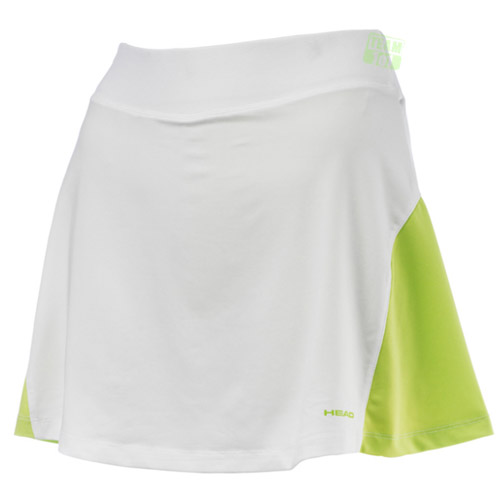 Head Damen Tennisrock mit Innenhose Star Skort weiß / grün