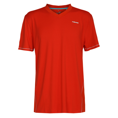 Head Herren Tennishemd Sportshirt Laufshirt Trainings-T-shirt Visionchase orange