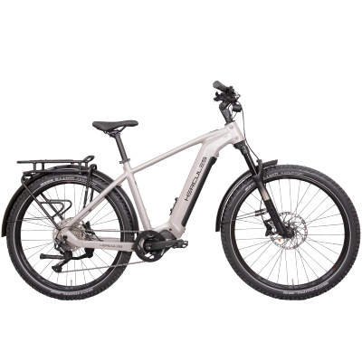 Hercules e-Bike Elektrofahrrad Nos SUV 2.2 HE matt silber 27,5+" 630WH 44cm