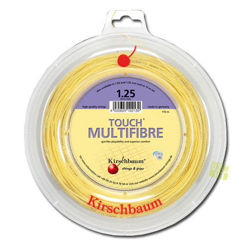 Kirschbaum Tennissaite Touch Multifibre natur 110m