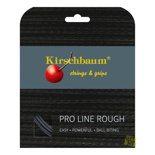 Kirschbaum Tennissaite PRO LINE ROUGH schwarz Set 12,2 Meter