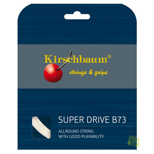 Kirschbaum Badmintonsaite Super Drive 0,73mm 10m weiß