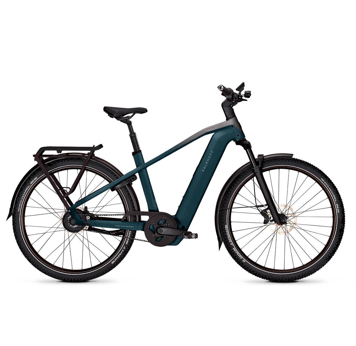 Kalkhoff E-Bike Elektrofahrrad ENTICE 5+ ADV BELT 800Wh blau/grau 29"