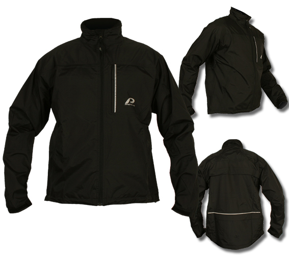 PROTECTIVE Herren Fahrrad Regenjacke VICTORIA schwarz