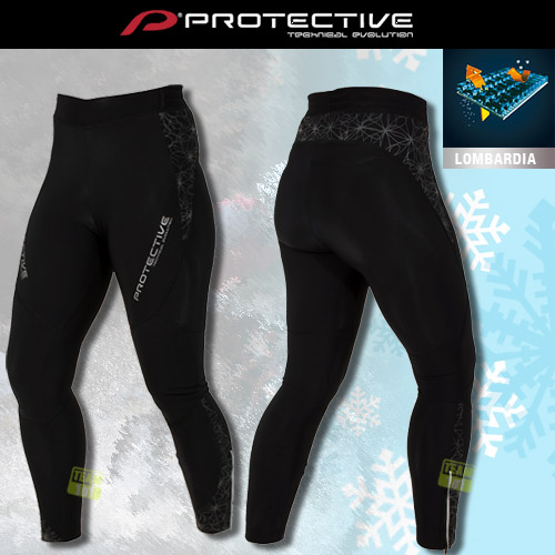 PROTECTIVE Radhose Fahrradhose Laufhose SOMA schwarz