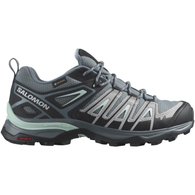 Salomon Damen Wanderschuhe Halbschuhe X ULTRA PIONEER GTX blau/grün