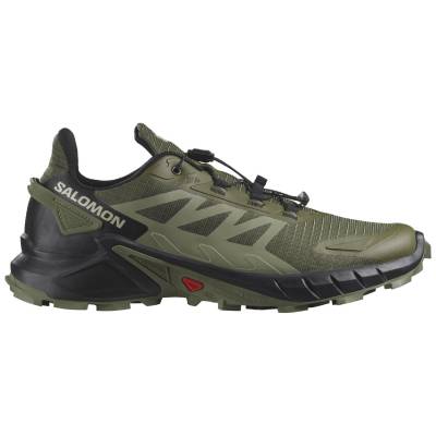 Salomon Herren Trailrunning Laufschuhe SUPERCROSS 4 olivgrün/schwarz