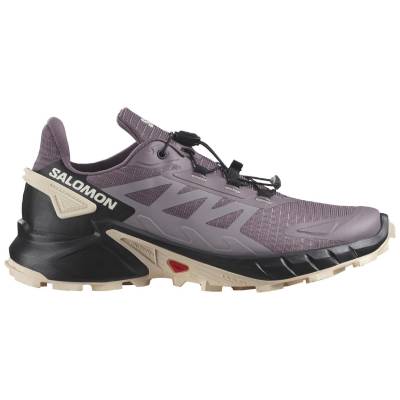 Salomon Damen Trailrunning Laufschuhe SUPERCROSS 4 GTX violett/schwarz
