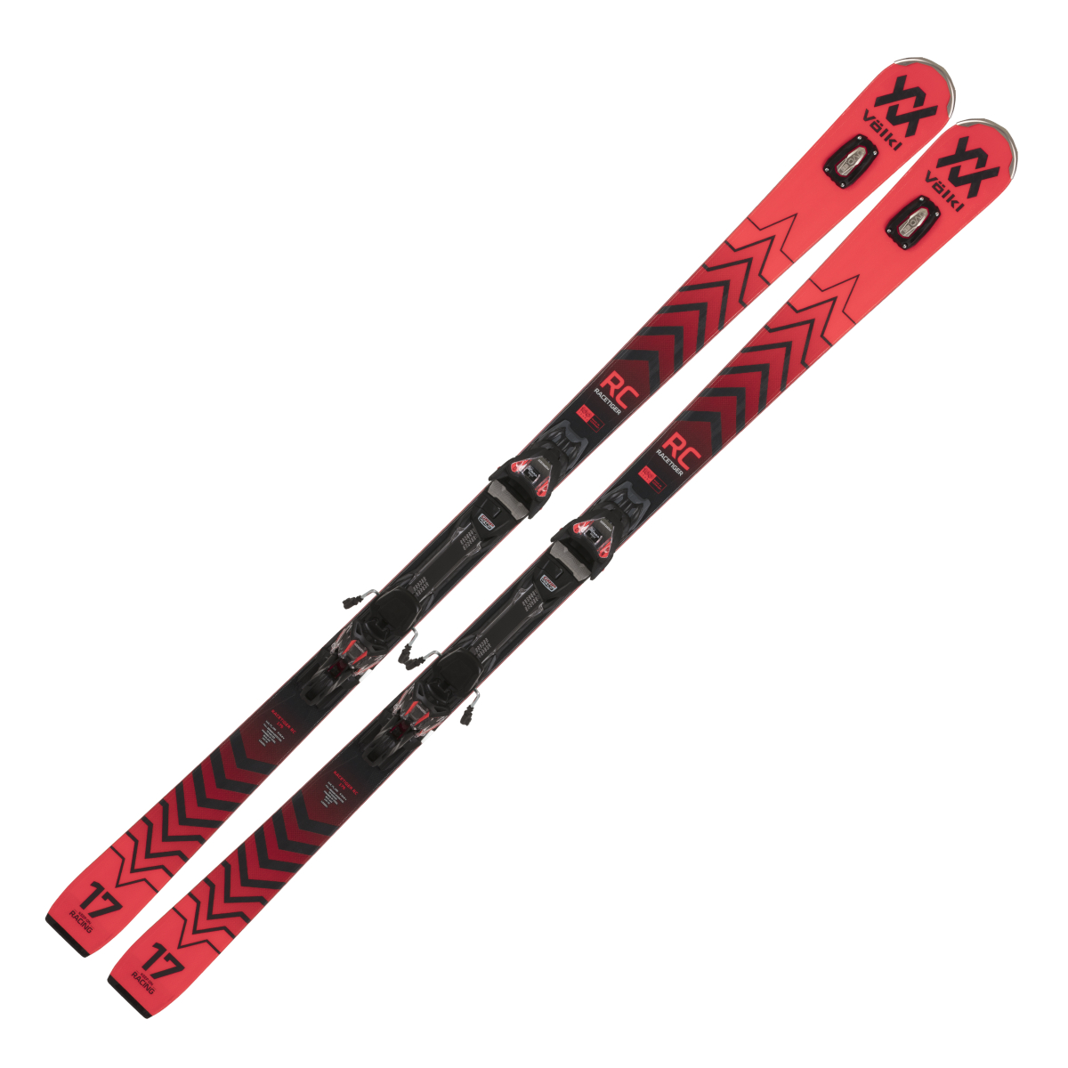 Völkl Racecarver Ski Rennski RACETIGER RC rot/schwarz + VMOT