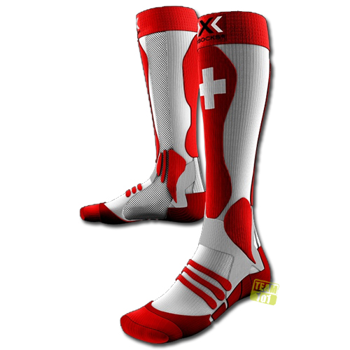 X-Bionic X-Socks Skisocken Skistrümpfe Patriot Edition Schweiz