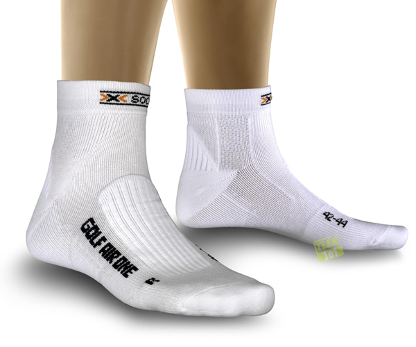 X-Socks Golfsocken Socken Sportsocken GOLF AIR STEP weiß Gr. 39 - 41