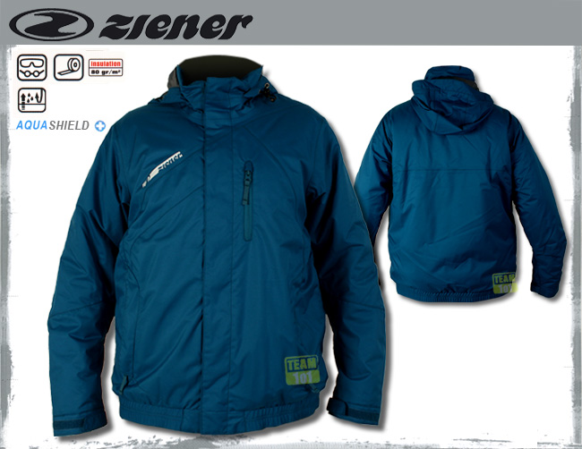 ZIENER Herren Skijacke Snowboardjacke ATTACK blau Gr.L