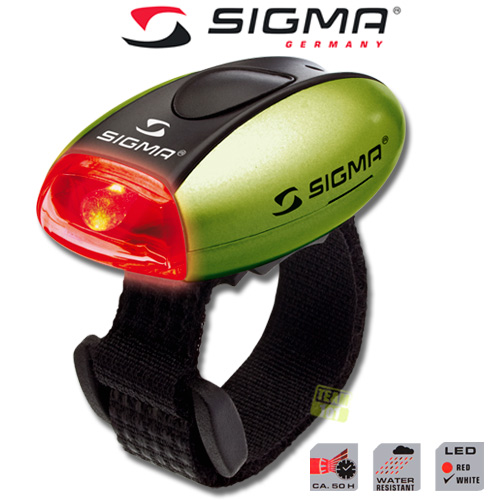 Sigma LED Sicherheitsleuchte Leuchte MICRO GREEN / rote LED